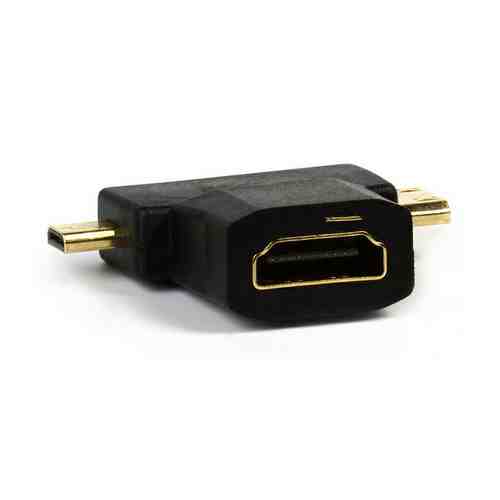 Адаптер Smartbuy HDMI F-mini HDMI M-micro HDMI M