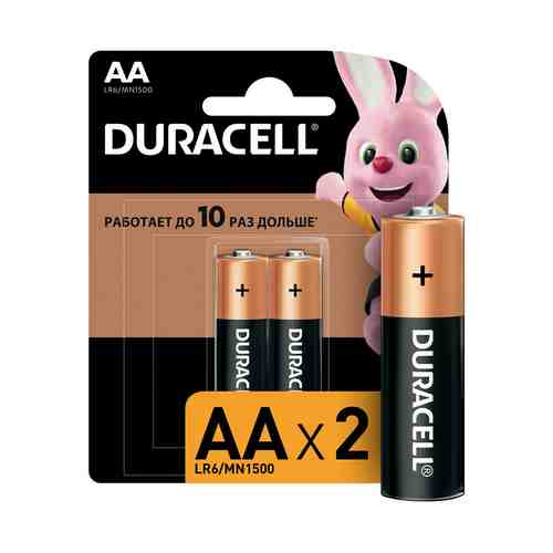 Батарейки Duracell Basic AA 2 шт