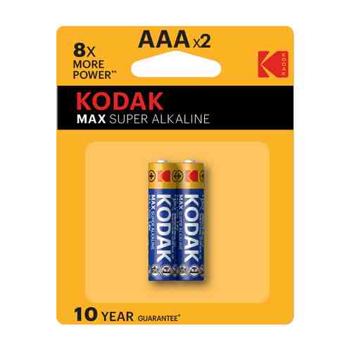 Батарейки Kodak Max Alkaline LR03-2BL AАА 2 шт