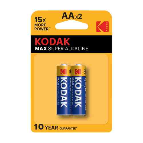 Батарейки Kodak Max Alkaline LR6-2BL AА 2 шт