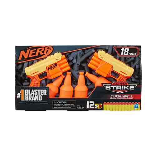 Бластеры Nerf Альфа Страйк Фанг QS 4 2 шт