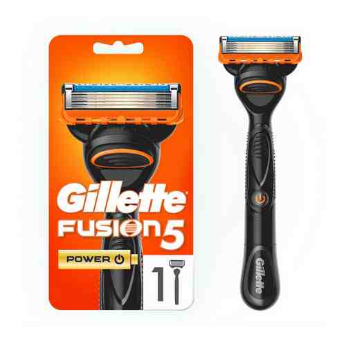 Бритвенный станок со сменной кассетой Gillette Power 5 лезвий