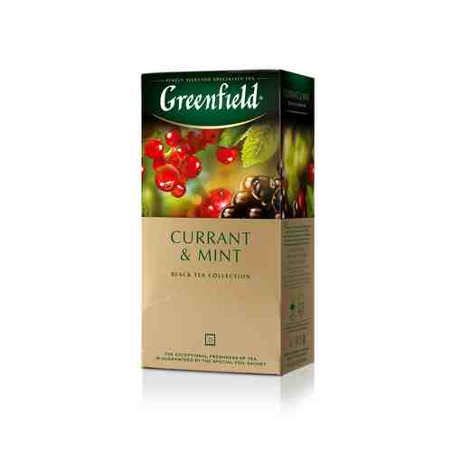 Чай черный Greenfield Currant Mint в пакетиках 1,8 г х 25 шт