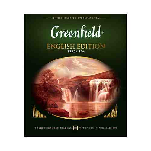 Чай черный Greenfield English Edition в пакетиках 2 г 100 шт