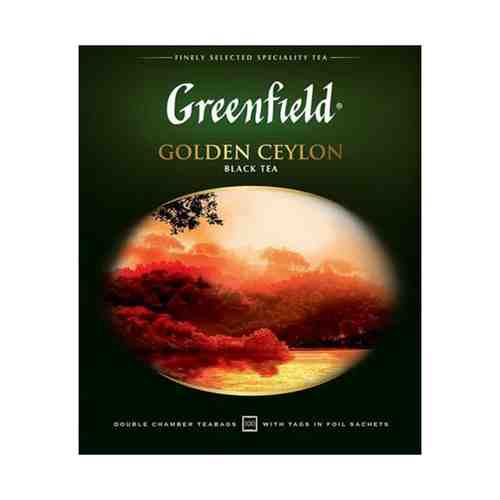 Чай черный Greenfield Golden Ceylon в пакетиках 2 г х 100 шт