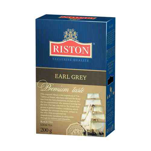 Чай черный Riston Earl Grey листовой 200 г