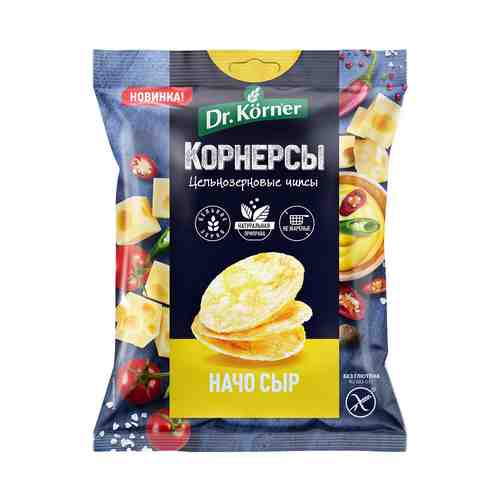 Чипсы Dr.Korner кукурузно-рисовые сыр начо 50 г