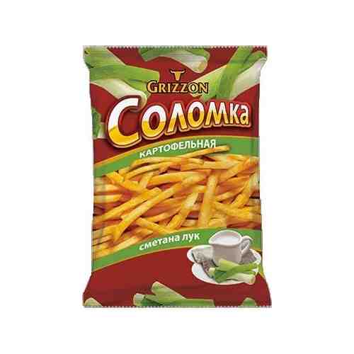 Чипсы картофельная Grizzon Соломка со вкусом сметана лук 40 г