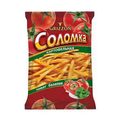 Чипсы картофельная Grizzon Соломка со вкусом томата и базилика 40 г