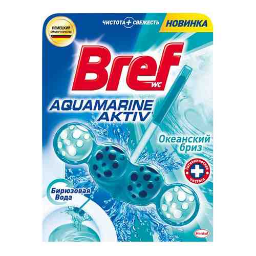 Чистящее средство Bref Aquamarine Aktive Океанский бриз для унитаза 50 г