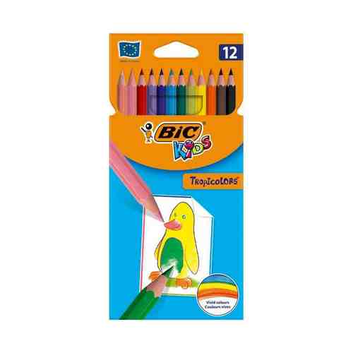 Цветные карандаши Bic Kids Tropicolors 12 шт