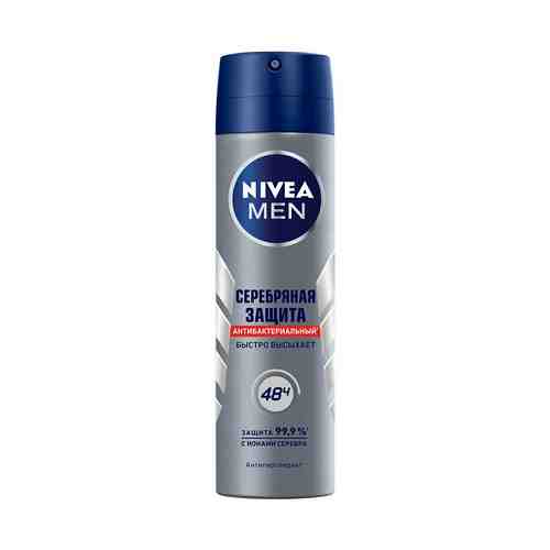 Дезодорант-антиперспирант спрей Nivea Men Серебряная защита 150 мл