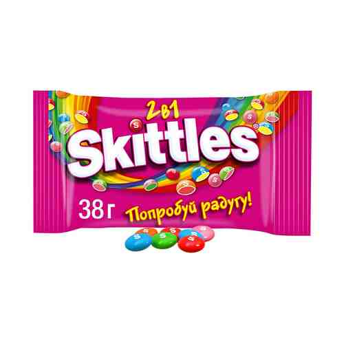 Драже Skittles 2 в 1 38 г