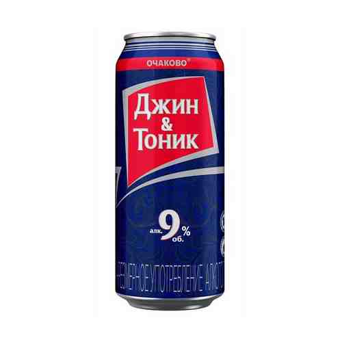 Джин-тоник Очаково слабоалкогольный 9% 0,45 л