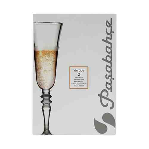 Фужеры Pasabahce Vintage для шампанского стекло 190 мл 2 шт