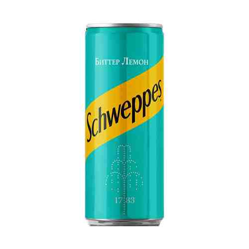 Газированный напиток Schweppes Биттер Лемон 0,33 л