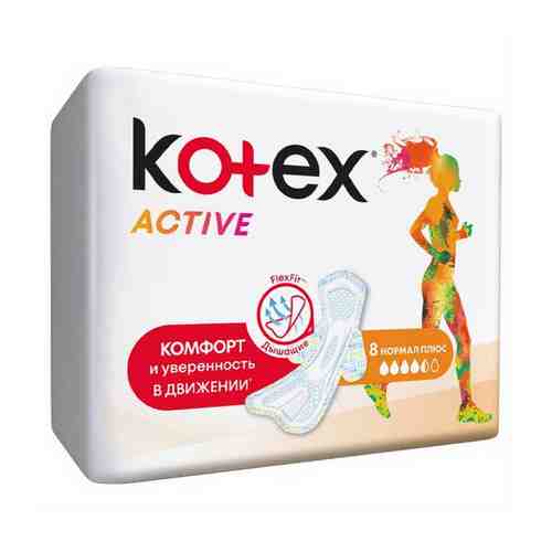 Гигиенические прокладки Kotex Active Normal Плюс 8 шт