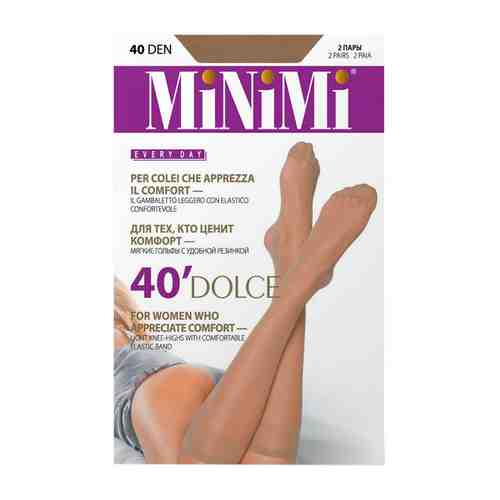 Гольфы женские Minimi Dolce 40 Den светло-бежевый