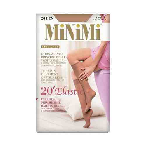 Гольфы женские Minimi Elastic Lycra Caramello 20 Den 2 пары