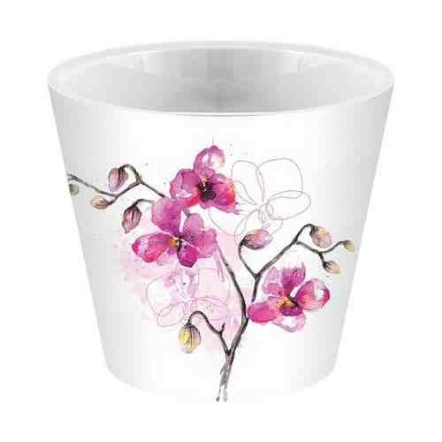 Горшок цветочный InGreen Лондон Orchid Deco 1,6 л фуксия