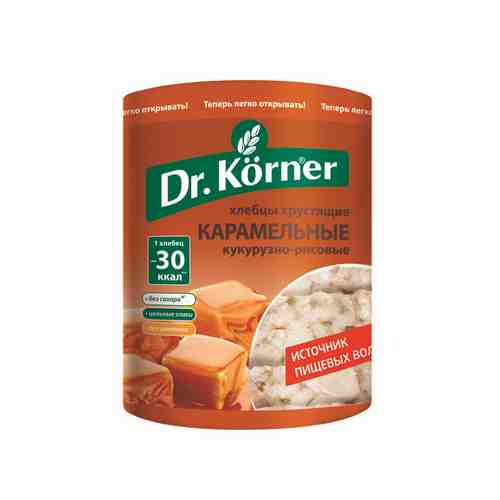 Хлебцы кукурузно-рисовые Dr.Korner с карамелью 100 г