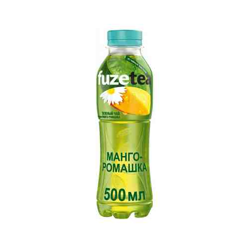 Холодный чай зеленый Fuzetea манго-ромашка 500 мл