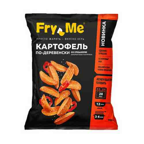 Картофель Fry Me по-деревенски со специями ароматная паприка 700 г
