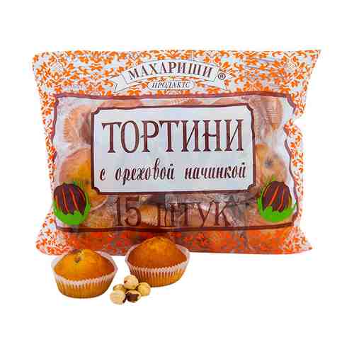 Кексы Maharishi Ayurveda бисквитные с ореховой начинкой 500 г