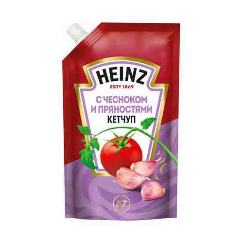 Кетчуп Heinz С чесноком и пряностями 320 г