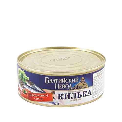 Килька Балтийский невод неразделанная в томатном соусе 230 г