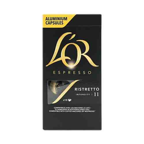 Кофе L'OR Espresso Ristretto в капсулах 5,2 г 10 шт