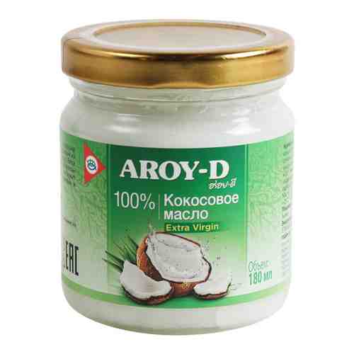 Кокосовое масло Aroy-D Extra Virgin 100% 180 мл