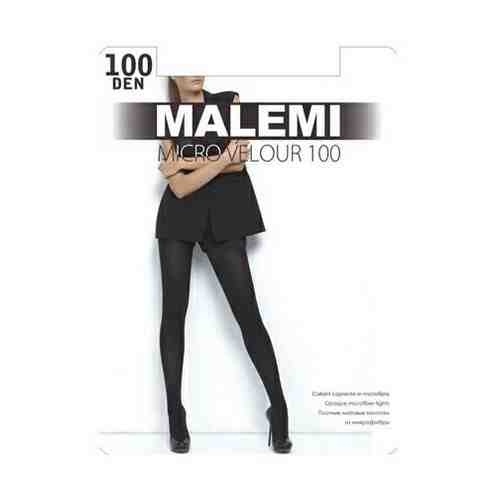 Колготки женские Malemi Micro Velour Nero 100 ден 2-S