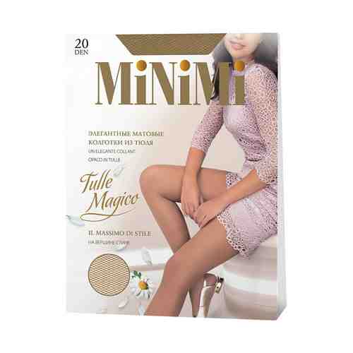 Колготки женские MiNiMi Tulle Magico Daino полиамид телесные 20 den р 3