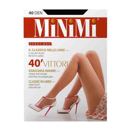 Колготки женские Minimi Vittoria 40 Den (шортики) черный р 5