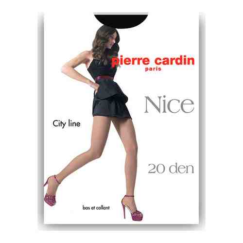 Колготки женские Pierre Cardin Nice полиамид nero черные 20 den р 2