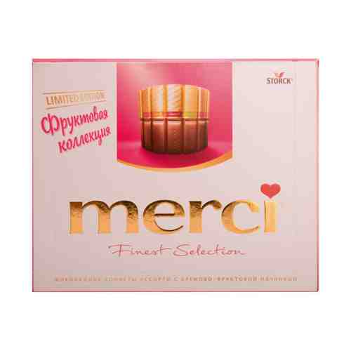 Конфеты Merci Assorted С кремово-фруктовой начинкой 250 г