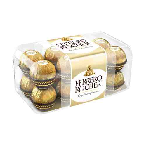 Конфеты шоколадные Ferrero Rocher хрустящие с лесным орехом 200 г