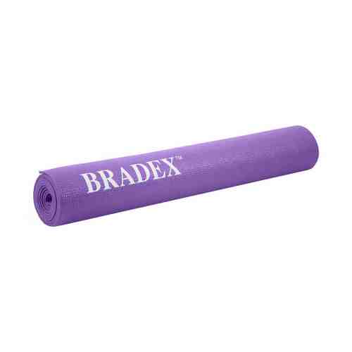 Коврик для йоги Bradex 61 х 173 см поливинилхлорид фиолетовый