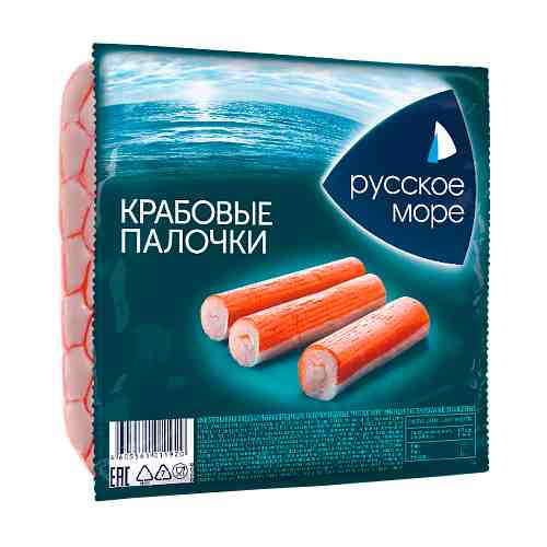 Краб палочки Русское Море охлажденные 400 г