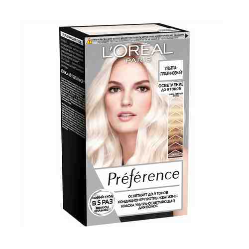 Краска для волос L'Oreal Paris Preference Ультра-платиновый блондин 176 мл