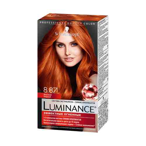 Краска для волос Luminance Эффектные огненные тон 8.87 дерзкий медный 165 мл