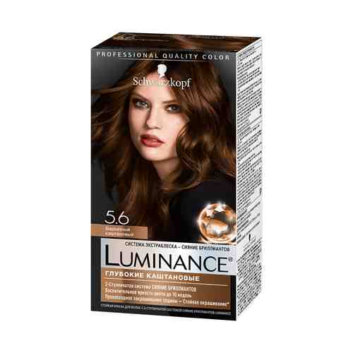 Краска для волос Luminance Глубокие каштановые тон 5.6 бархатный каштановый 165 мл