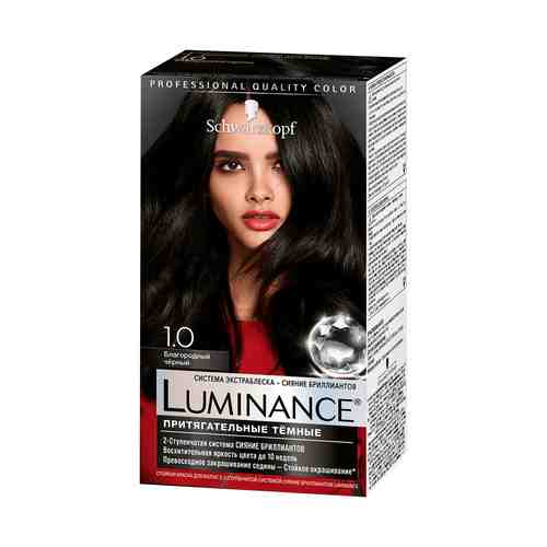 Краска для волос Luminance Притягательные темные тон 1.0 благородный черный 165 мл