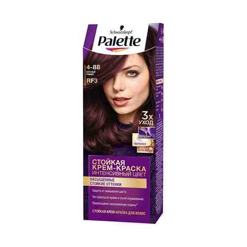 Краска для волос Palette Защита от вымывания цвета стойкая RF3 Красный гранат 110 мл