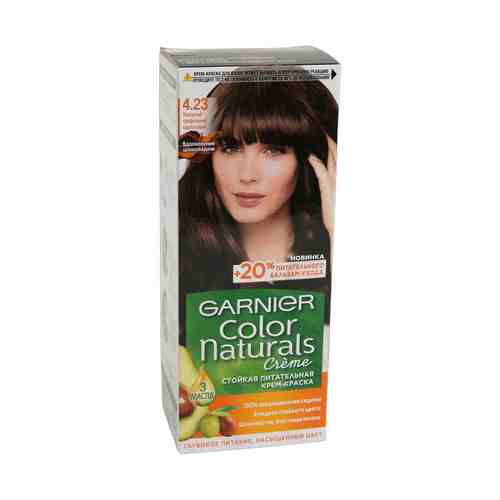 Крем-краска Garnier Color Naturals для волос холодный трюфельный каштан 4.23 110 мл