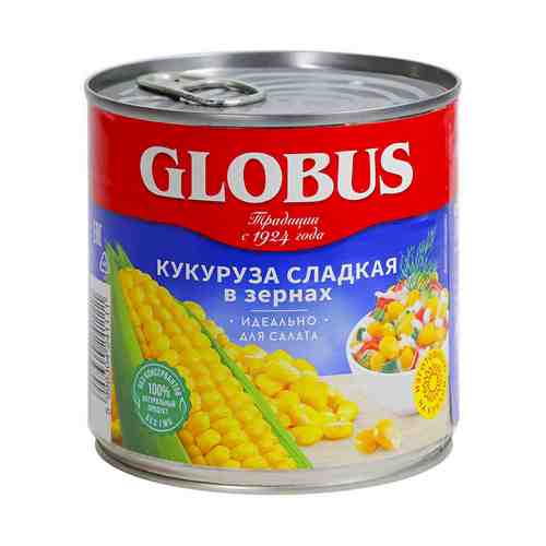Кукуруза Globus в зернах 425 мл