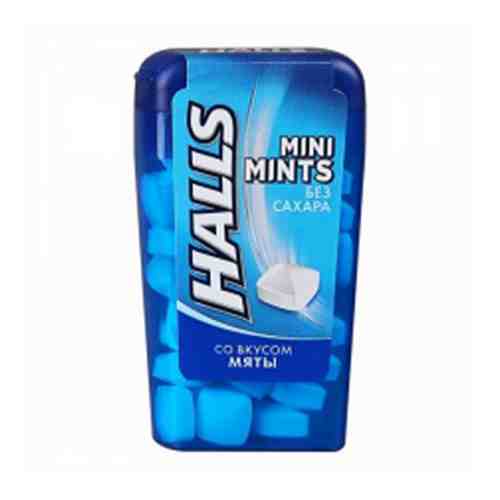 Леденцы Halls Mini Mints со вкусом мяты без сахара 12,5 г