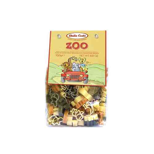 Макаронные изделия детские Dalla Costa Zoo с 3 лет 250 г