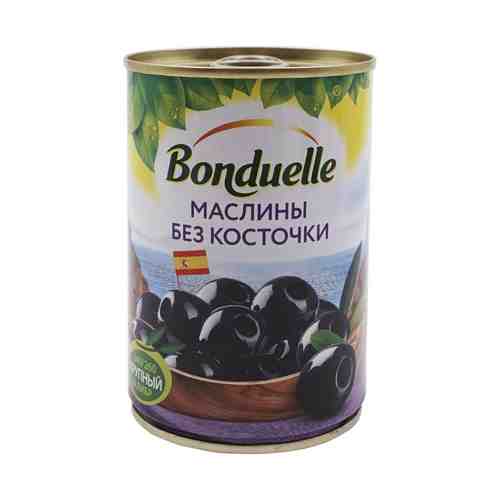 Маслины Bonduelle черные без косточки 300 г